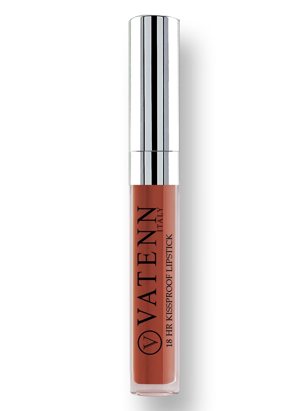 

VATENN ITALY 18 Hr Kissproof Matte Liquid Lipstick - 3g - Soccavo 33, Brown