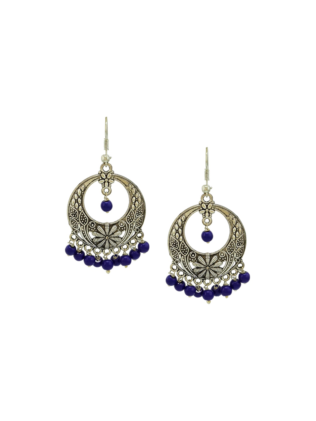 

HIGH TRENDZ Contemporary Drop Earrings, Purple