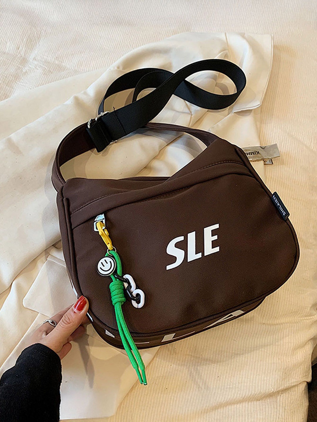 

StyleCast Brown Printed Casual Stylish Crossbody Bag