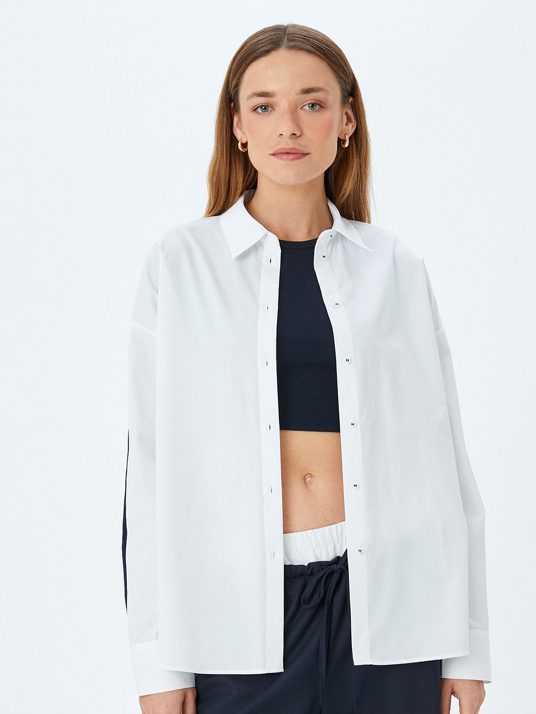 

Koton Women Opaque Casual Shirt, Off white