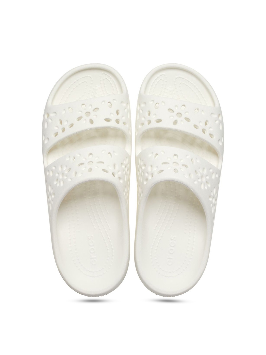 

Crocs Women Croslite Sliders, Off white