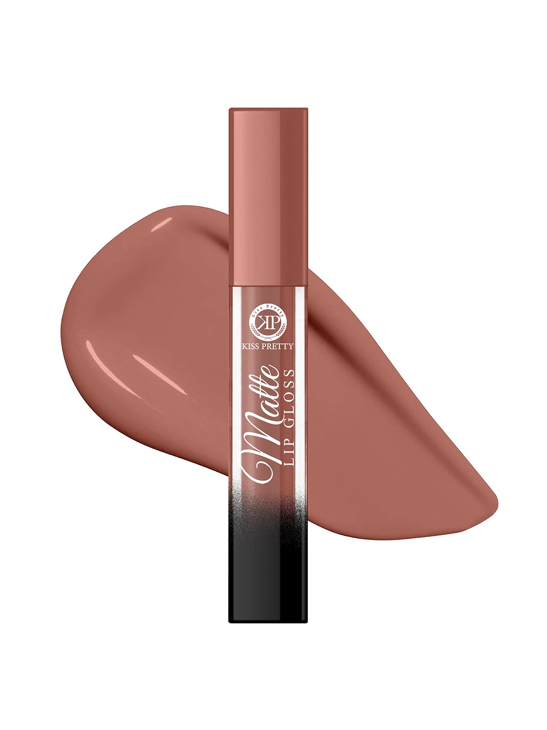 

Kiss pretty Matte Lip Gloss Long Lasting & Non Transfer Liquid Lipstick - 6 g - Brownie, Brown