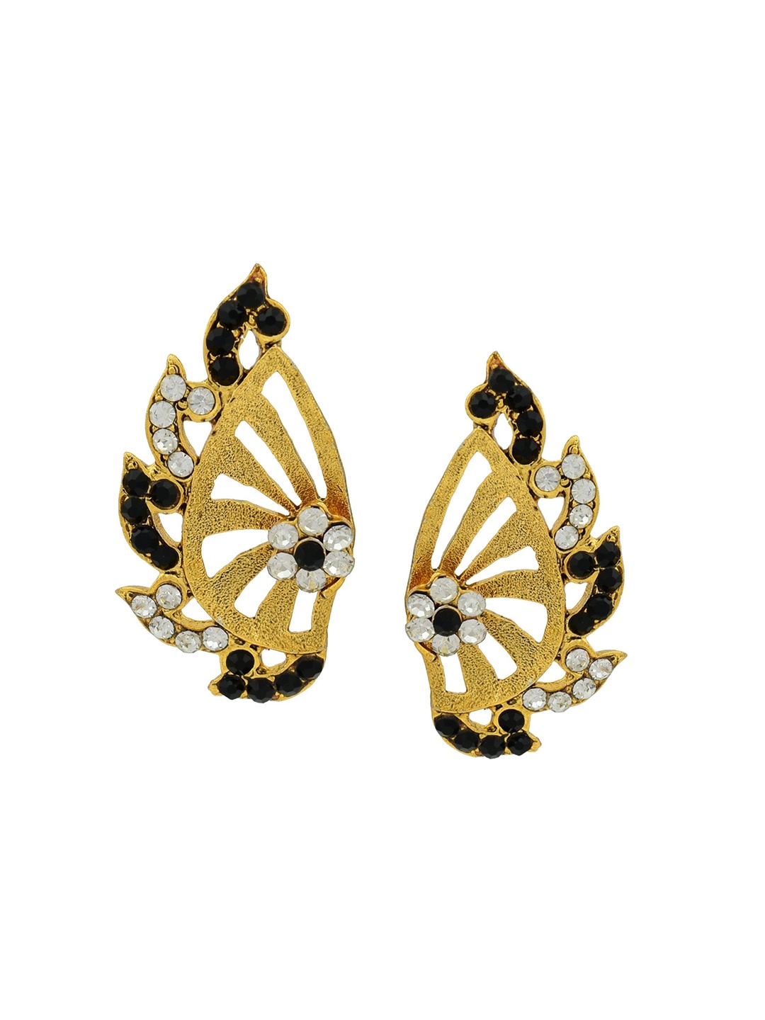 

HIGH TRENDZ Contemporary Drop Earrings, Gold