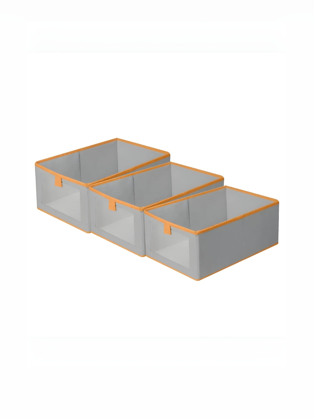 

HOUSE OF QUIRK Grey Set of 3 Regular Multi-Utility Organisers