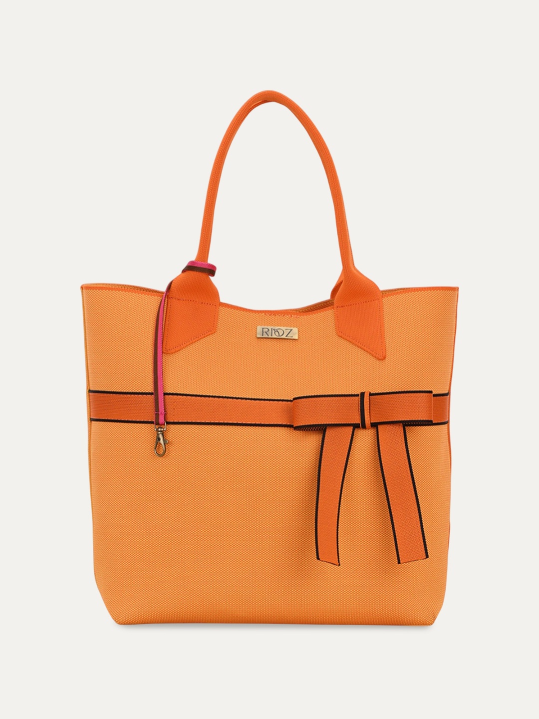 

Rioz Oversized Structured Shoulder Bag, Orange