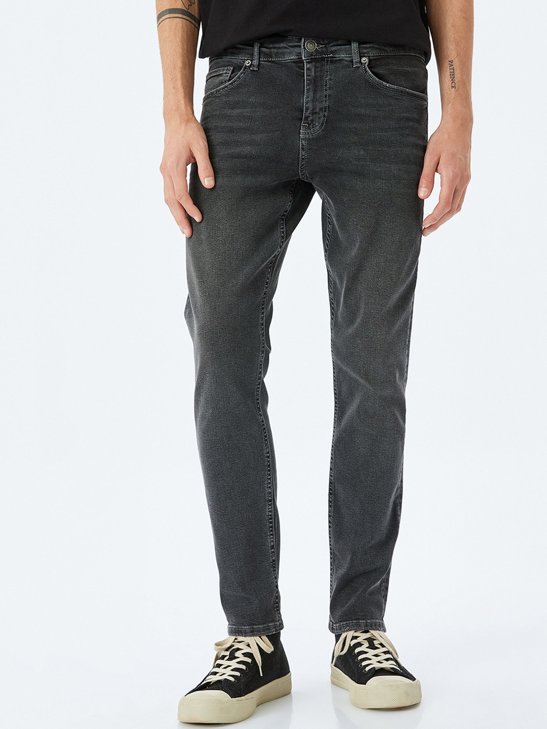 

Koton Men Mid-Rise Stretchable Trousers, Grey