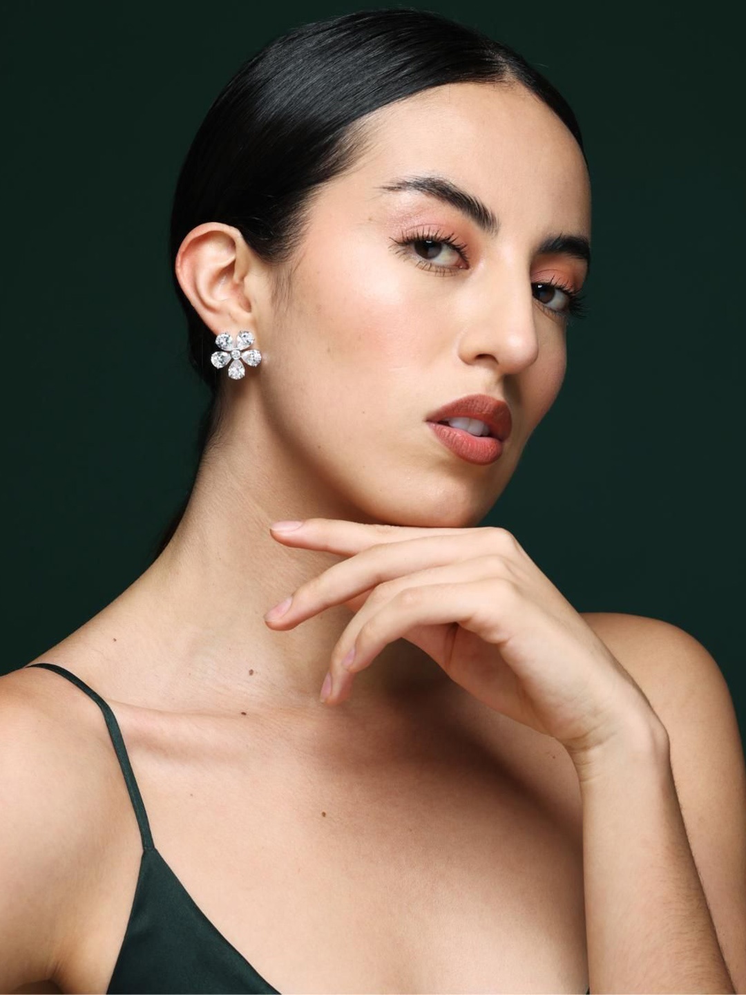 

Varnika Arora Geometric Studs Earrings, White