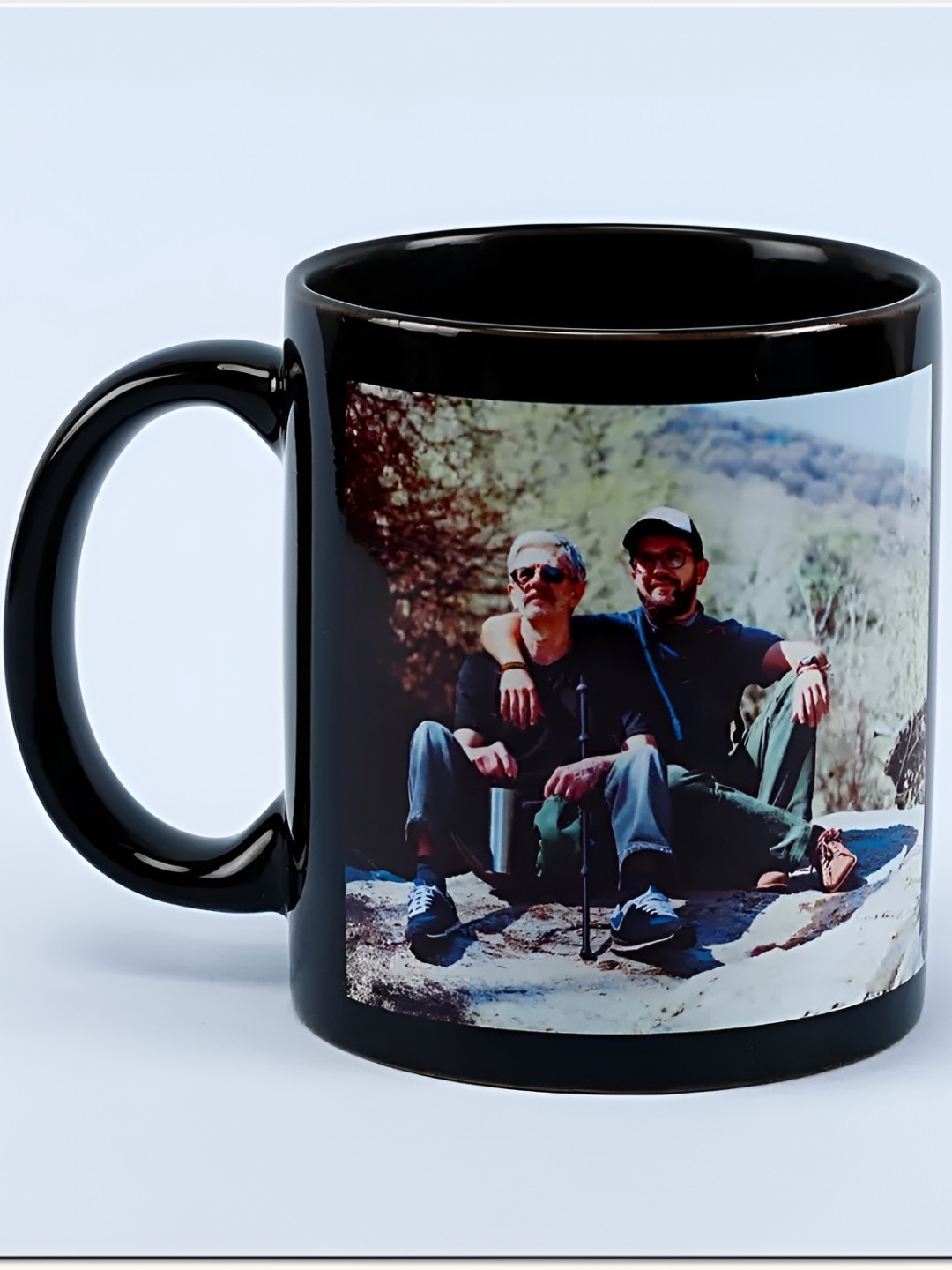 

fnp Black & Green Printed Ceramic Glossy Mugs Set of Cups and Mugs
