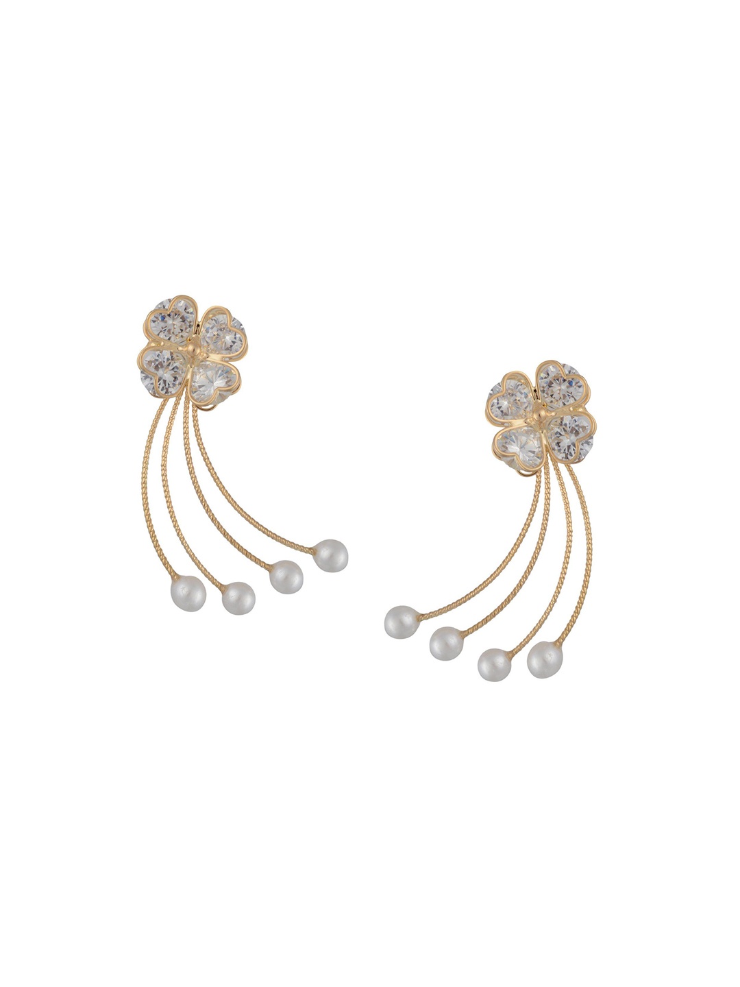 

HIGH TRENDZ Contemporary Ear Cuff Earrings, Gold
