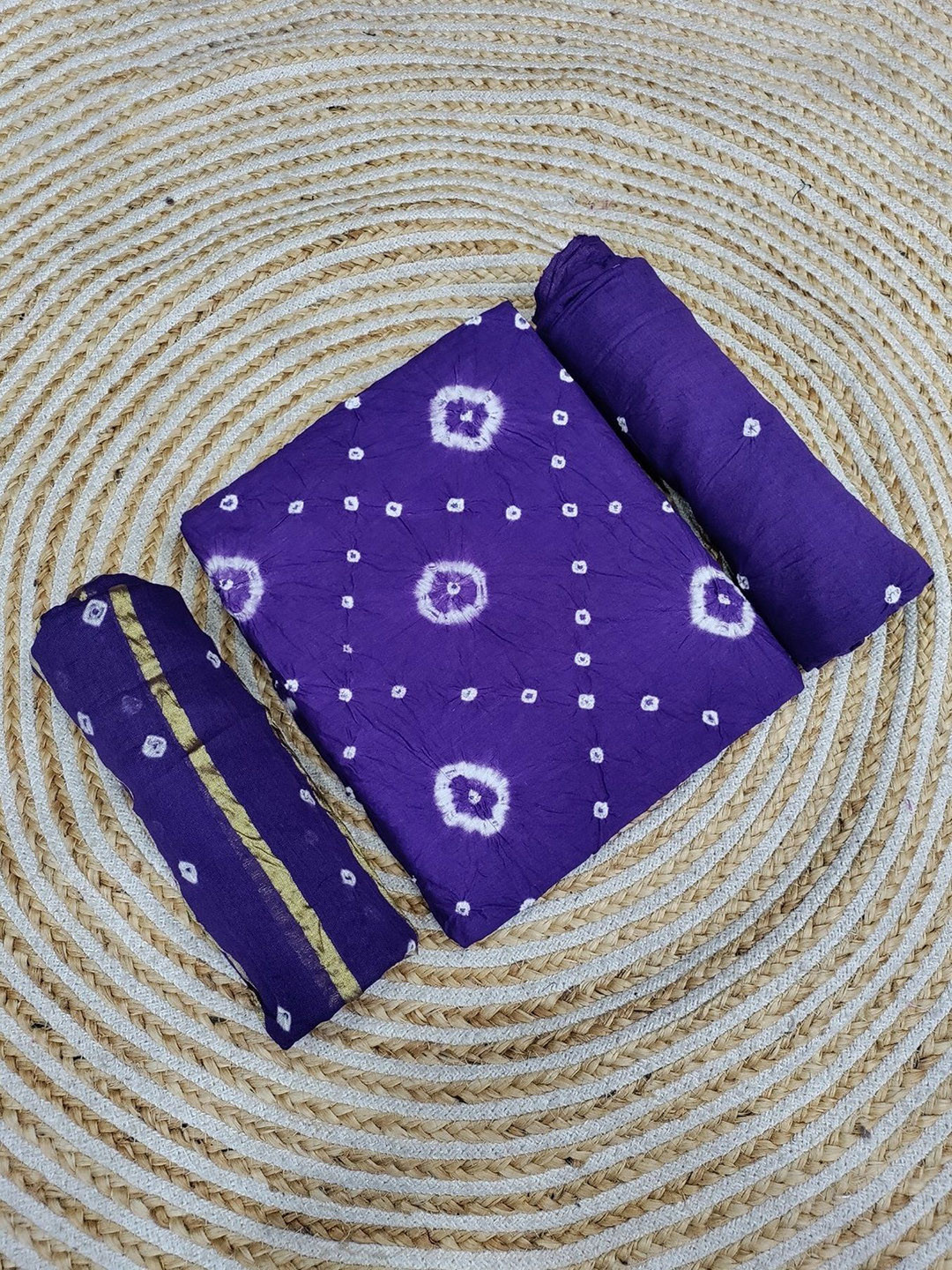 

ZEEPKART Unstitched Dress Material, Blue