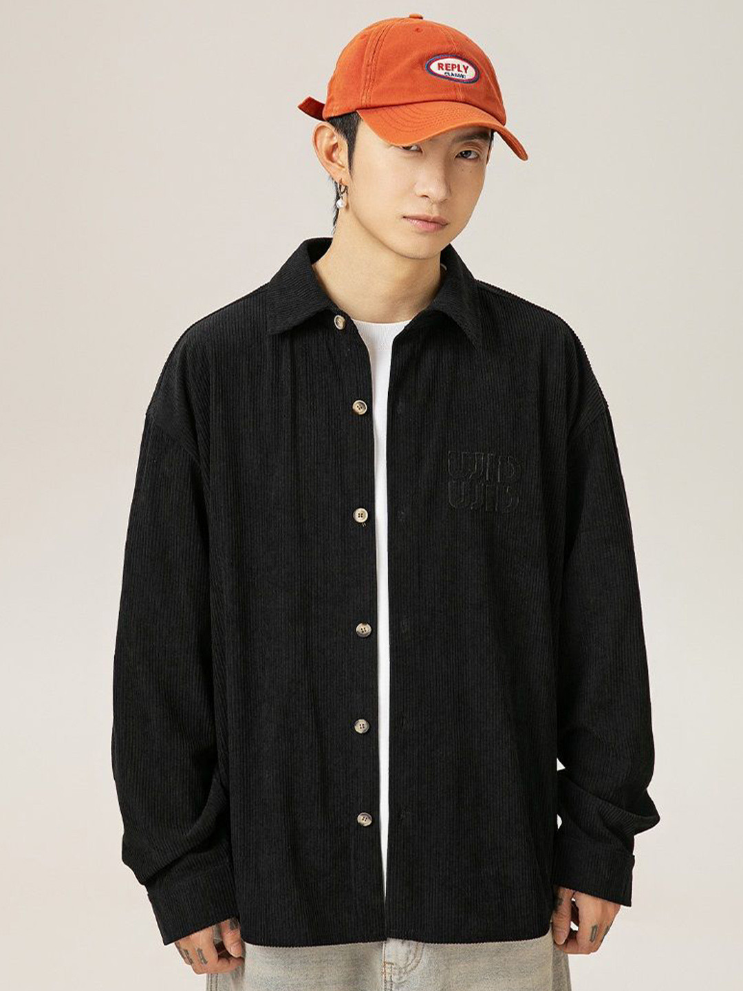 

HERE&NOW Men Opaque Printed Casual Shirt, Black