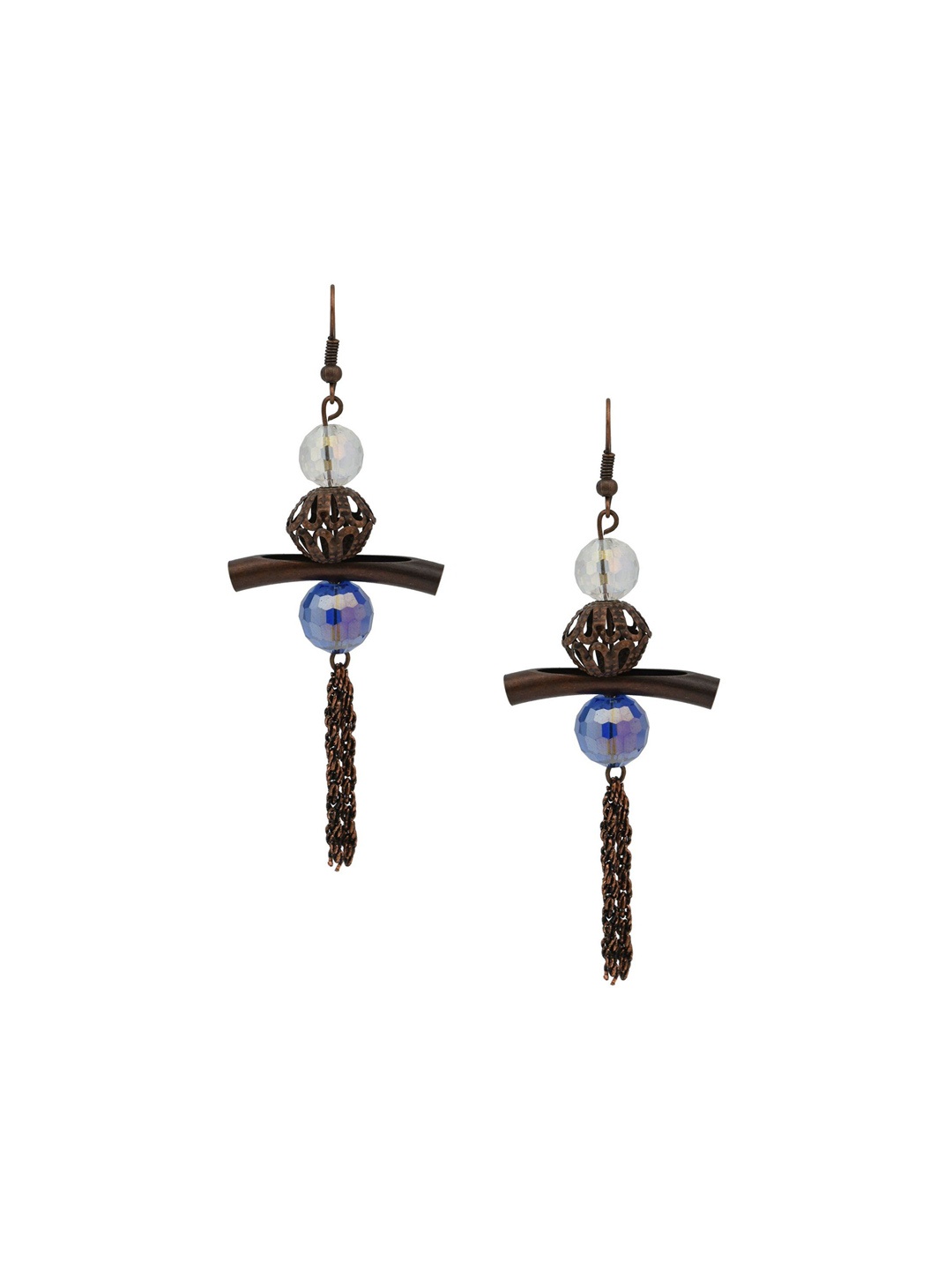 

HIGH TRENDZ Contemporary Hoop Earrings, Metallic