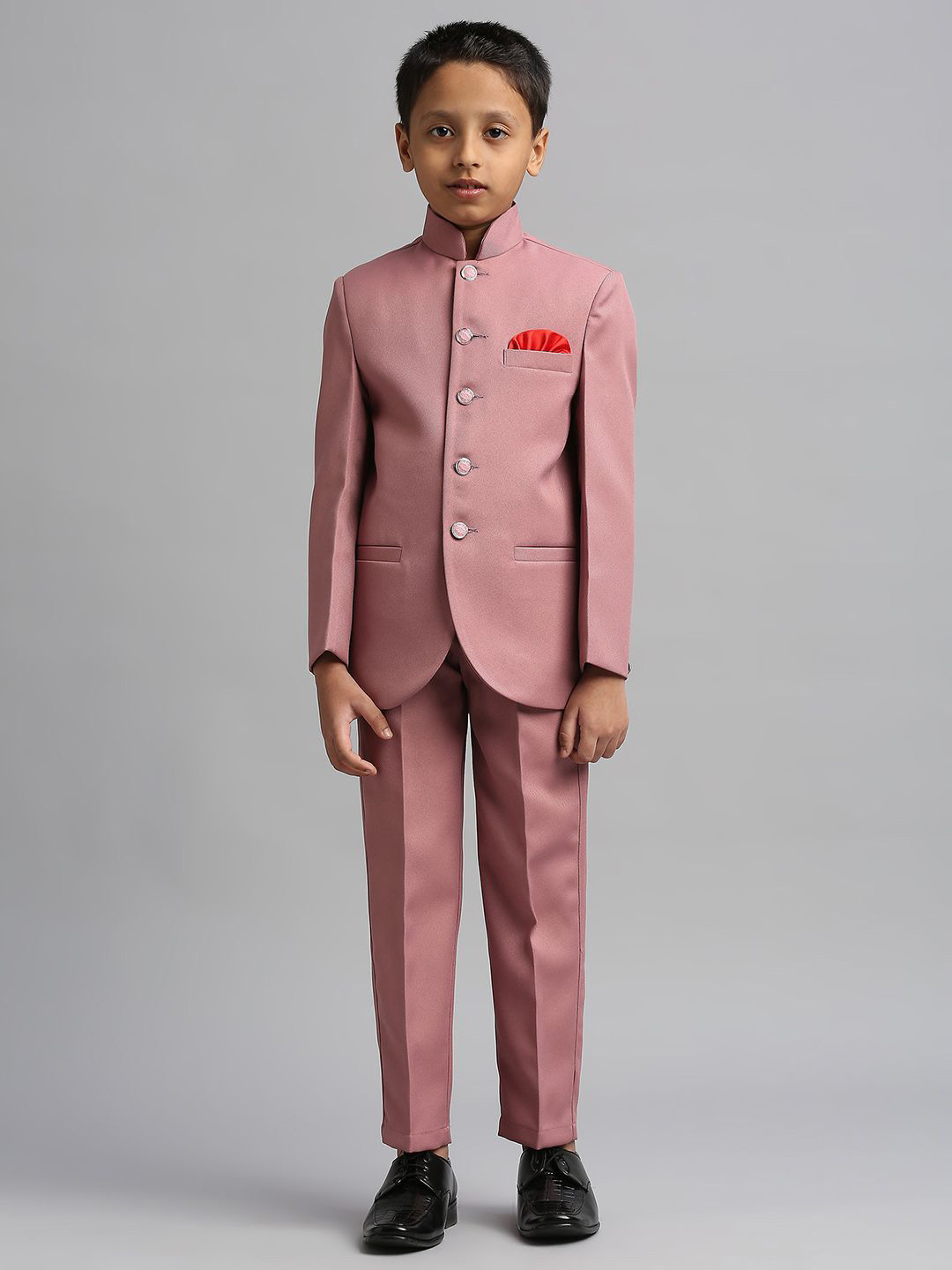 

YK Boys Jodhpuri2 Piece Clothing Set, Pink