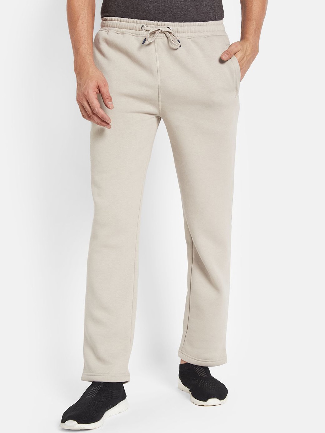 

Octave Men Fleece Track Pants, Cream