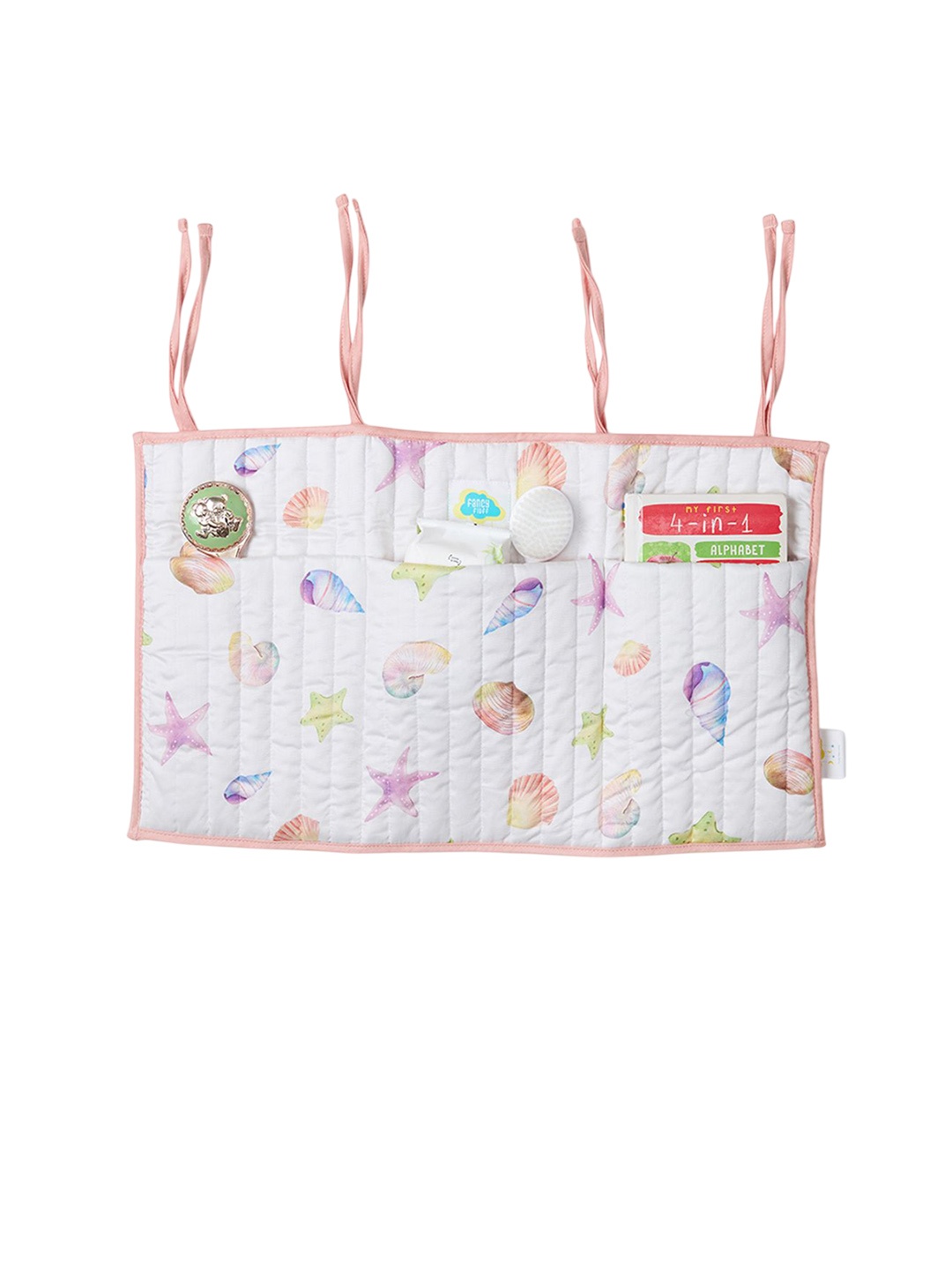 

Fancy Fluff Organic Crib Organiser, Multi