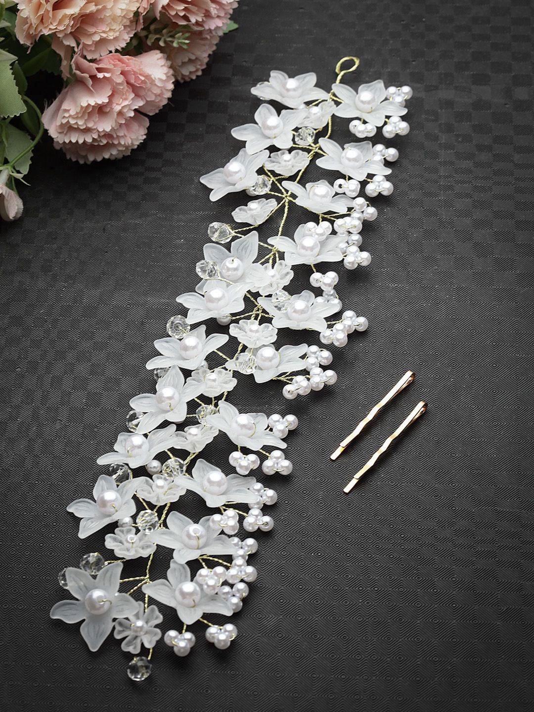 

VOGUE HAIR ACCESSORIES Women Hair Accessory Set, White