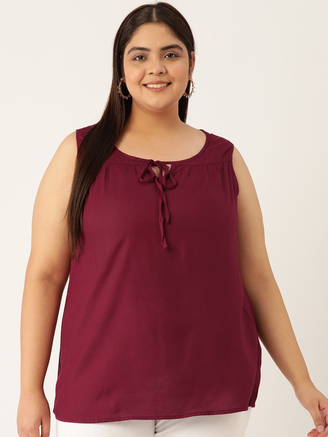 

theRebelinme Top, Burgundy