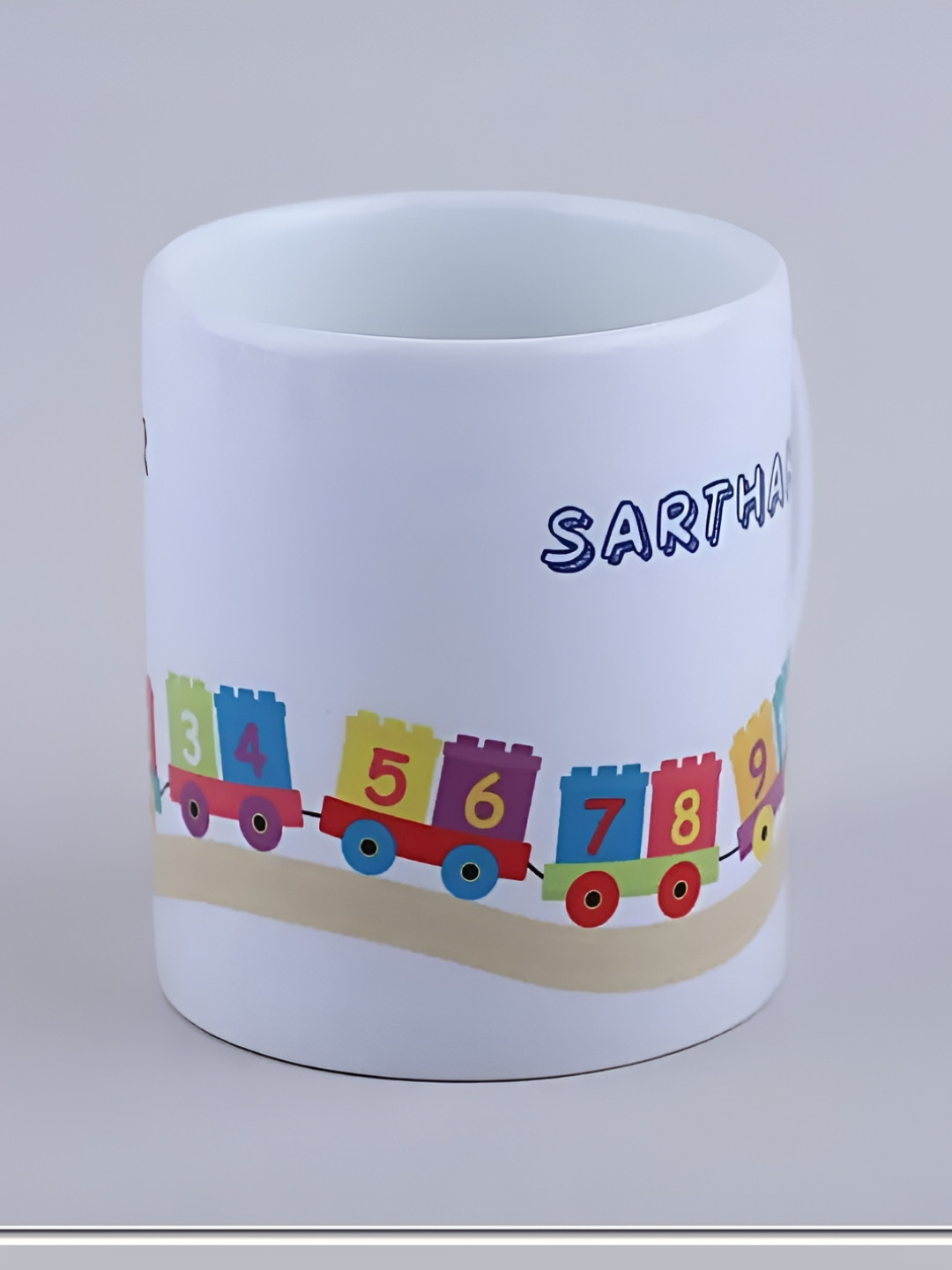 

fnp Multicoloured Printed Ceramic Glossy Mugs Set of Cups and Mugs, White