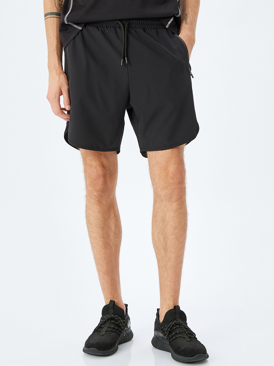 

Koton Men Regular Fit Sports Shorts, Black