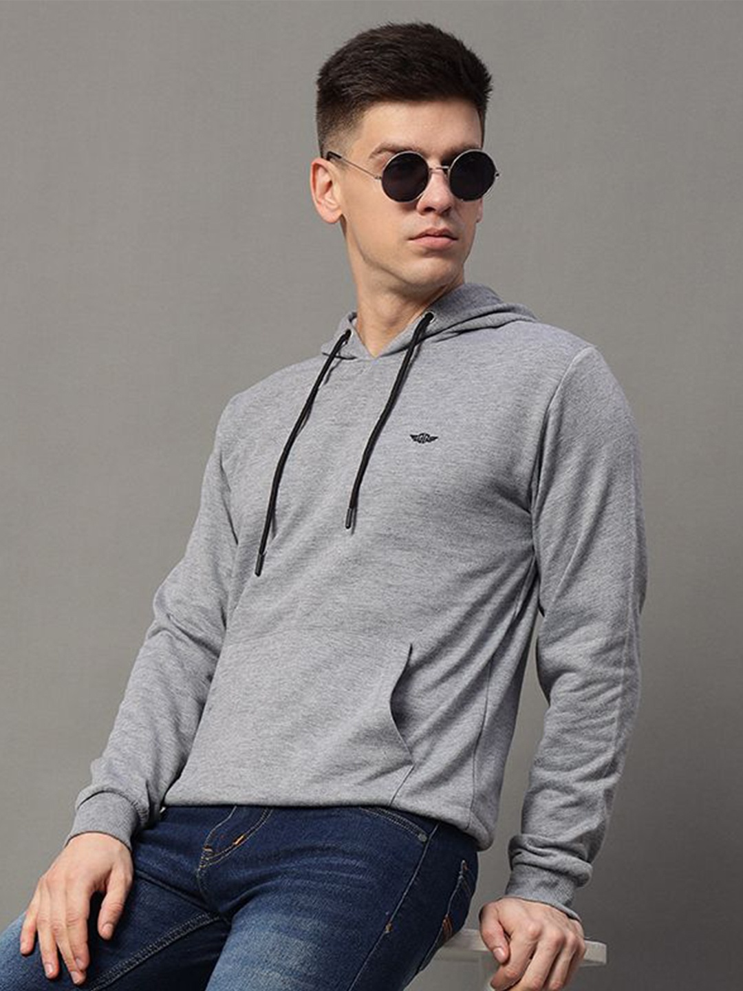 

GET GOLF Men Hooded Pullover Sweatshirt, Grey