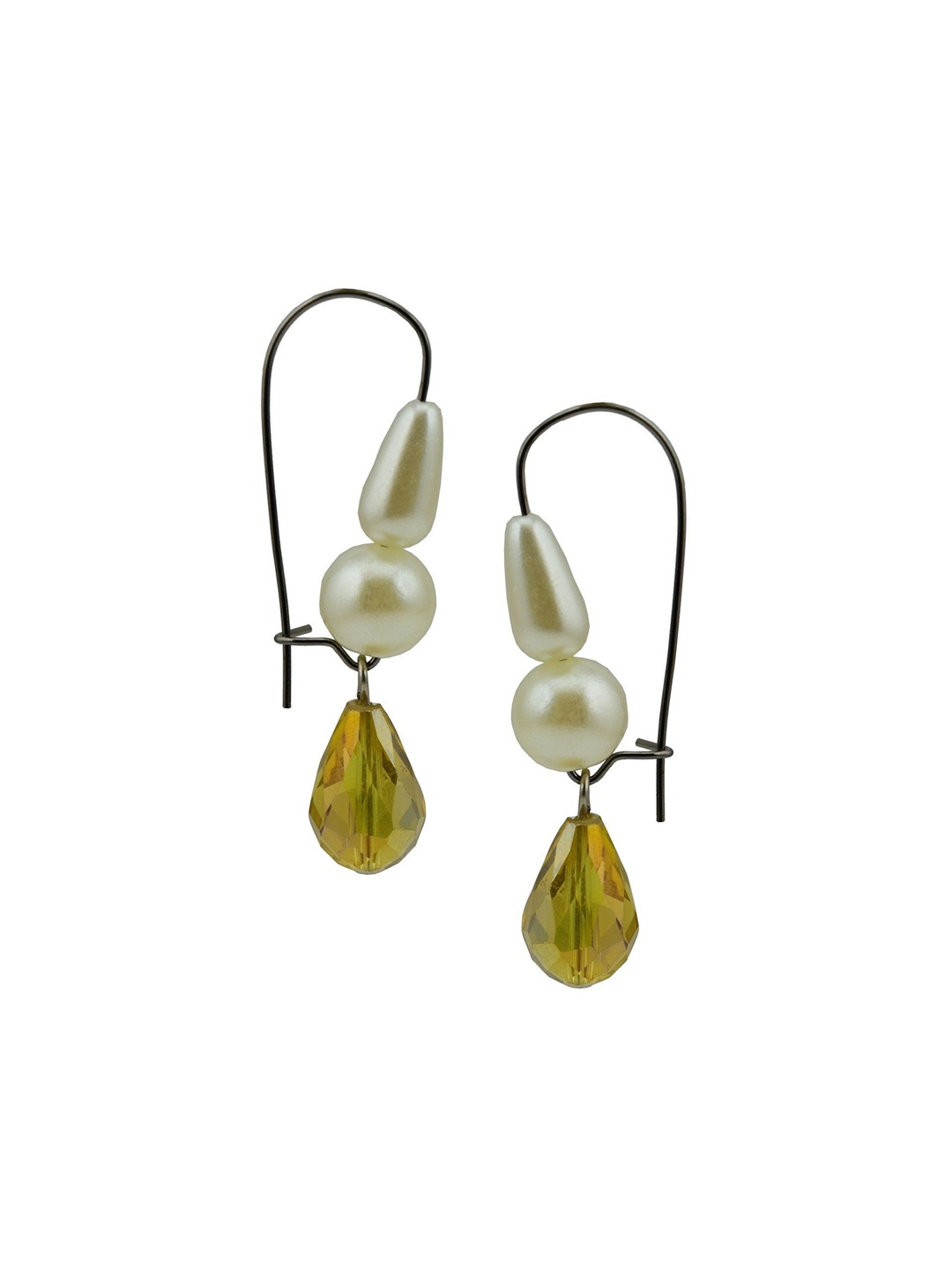 

HIGH TRENDZ Contemporary Drop Earrings, Metallic