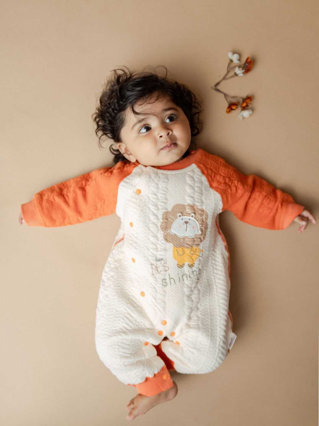 

A Toddler Thing Infants Printed Rompers, White