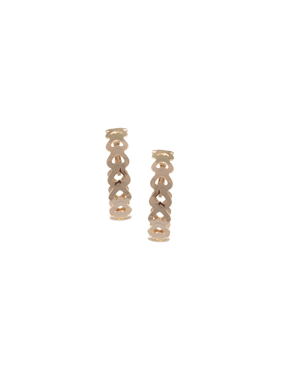 

HIGH TRENDZ Contemporary Studs Earrings, Gold