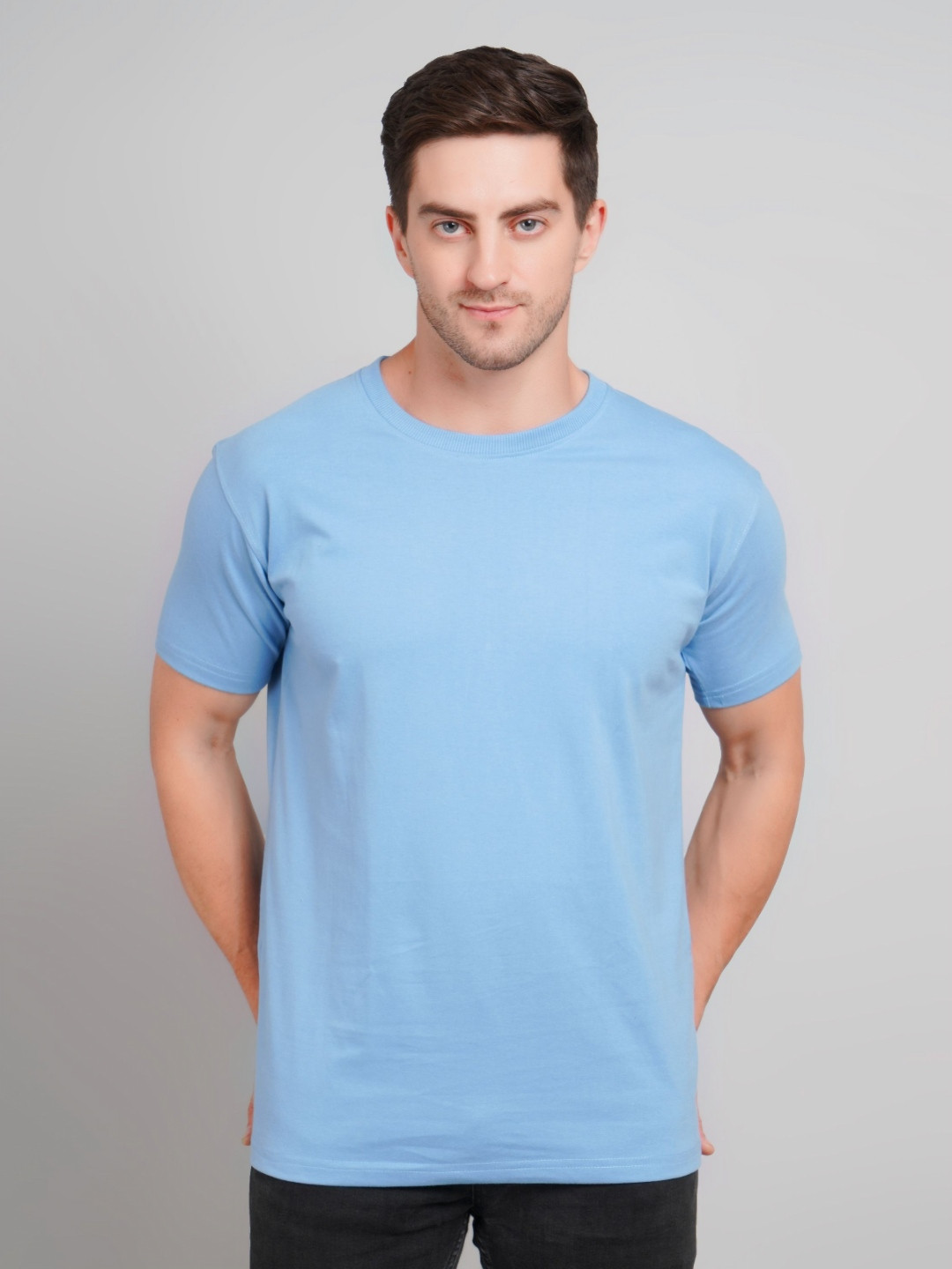 

XO Celebrating Love Men Raw Edge T-shirt, Navy blue