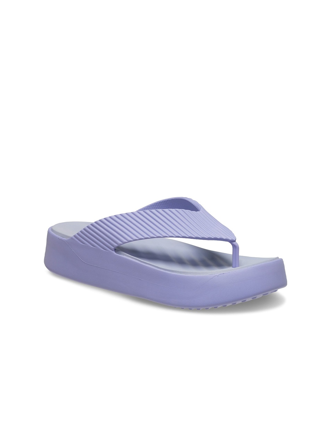 

Crocs Women Striped Croslite Thong Flip-Flops, Purple