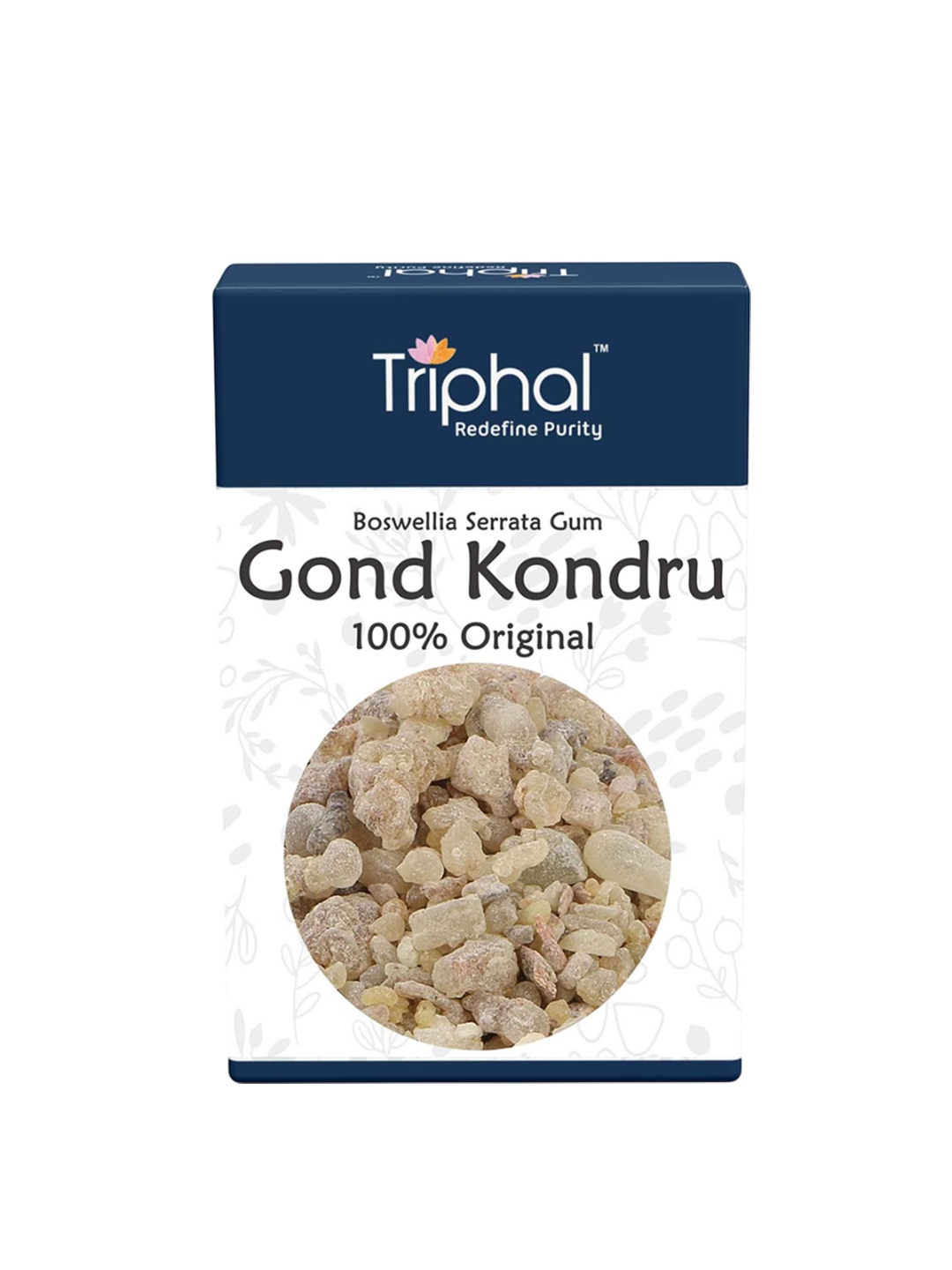 

Triphal Gond Kondru - 100 g, Blue