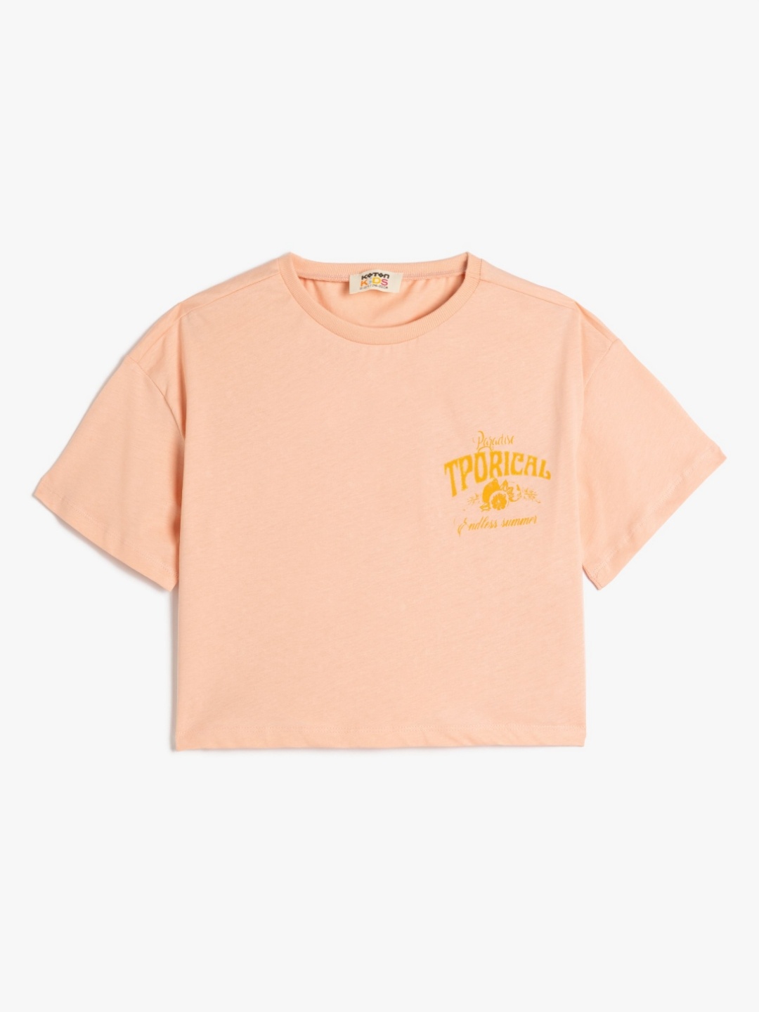 

Koton Girls V-Neck T-shirt, Pink