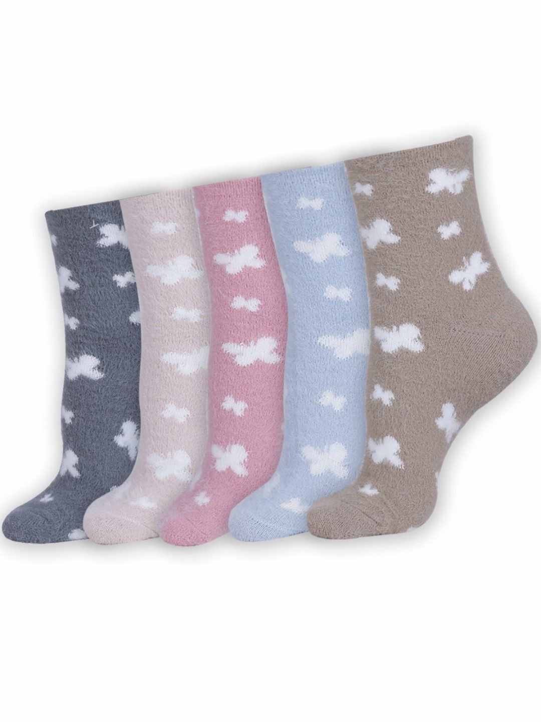 

Dollar Women Pack Of 5 Patterned Ankle Length Socks, Pink