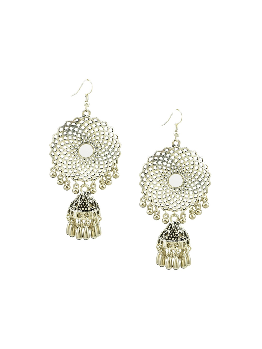 

HIGH TRENDZ Contemporary Jhumkas Earrings, Multi