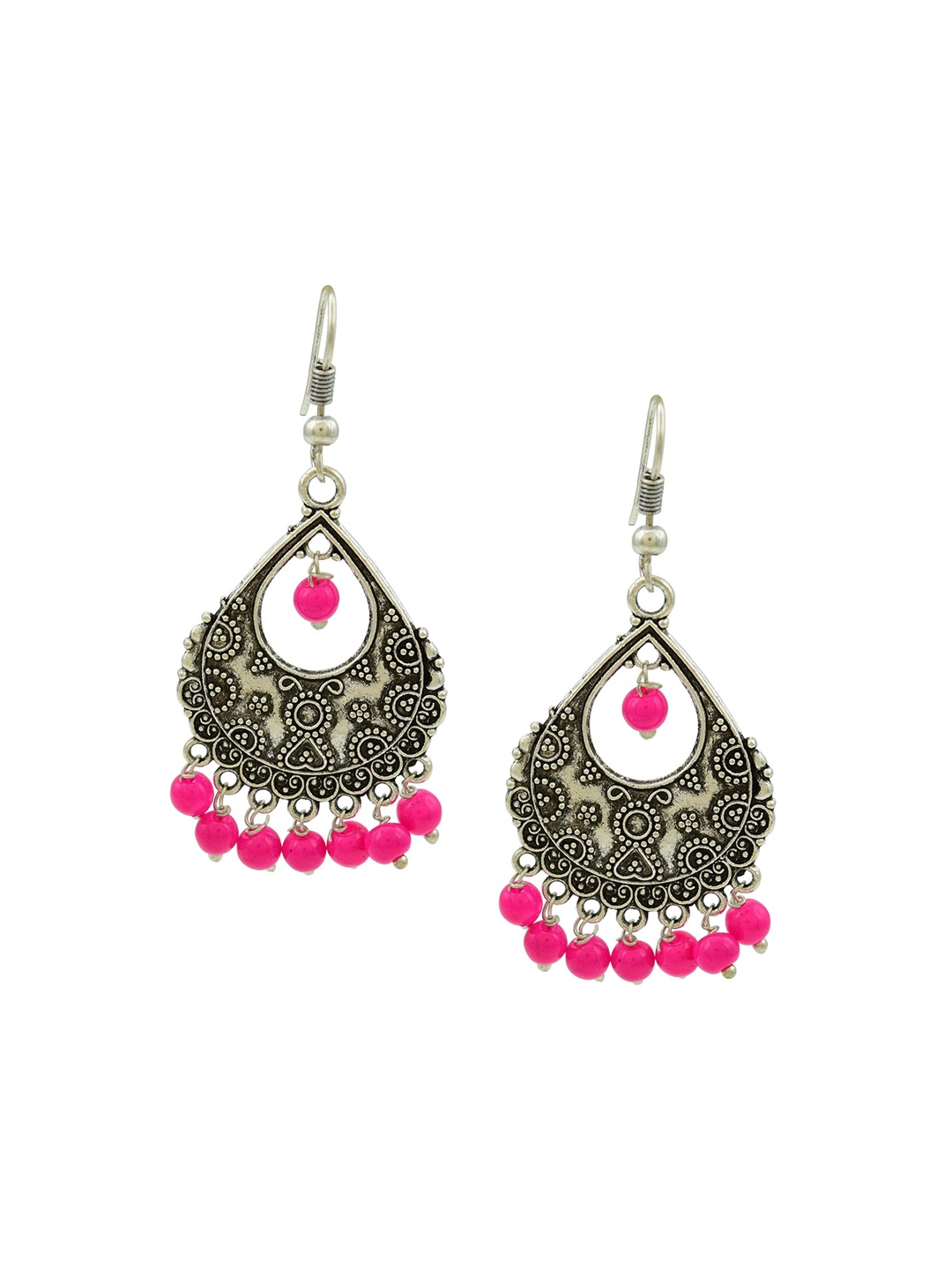 

HIGH TRENDZ Contemporary Drop Earrings, Pink