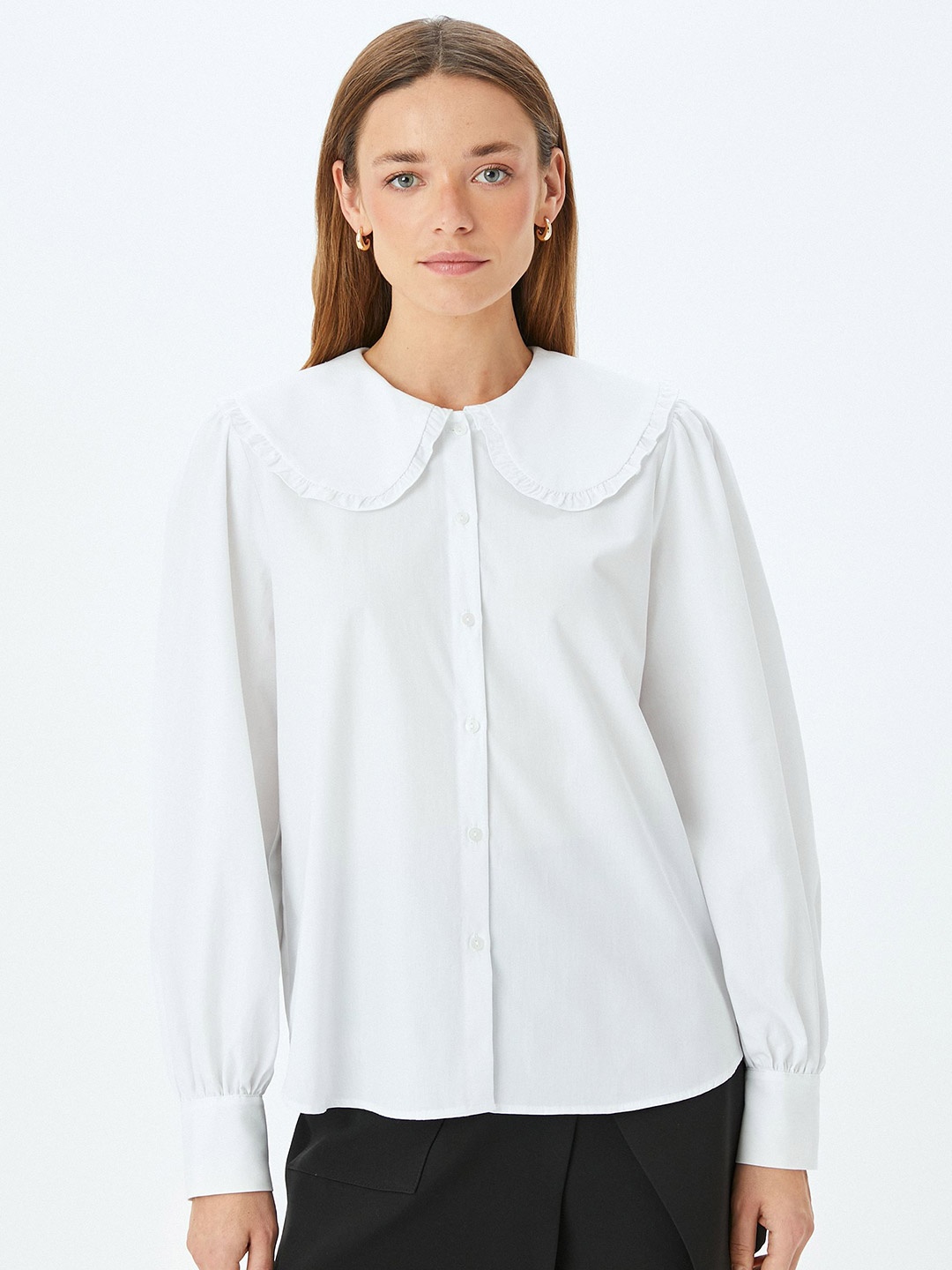 

Koton Women Opaque Casual Shirt, White