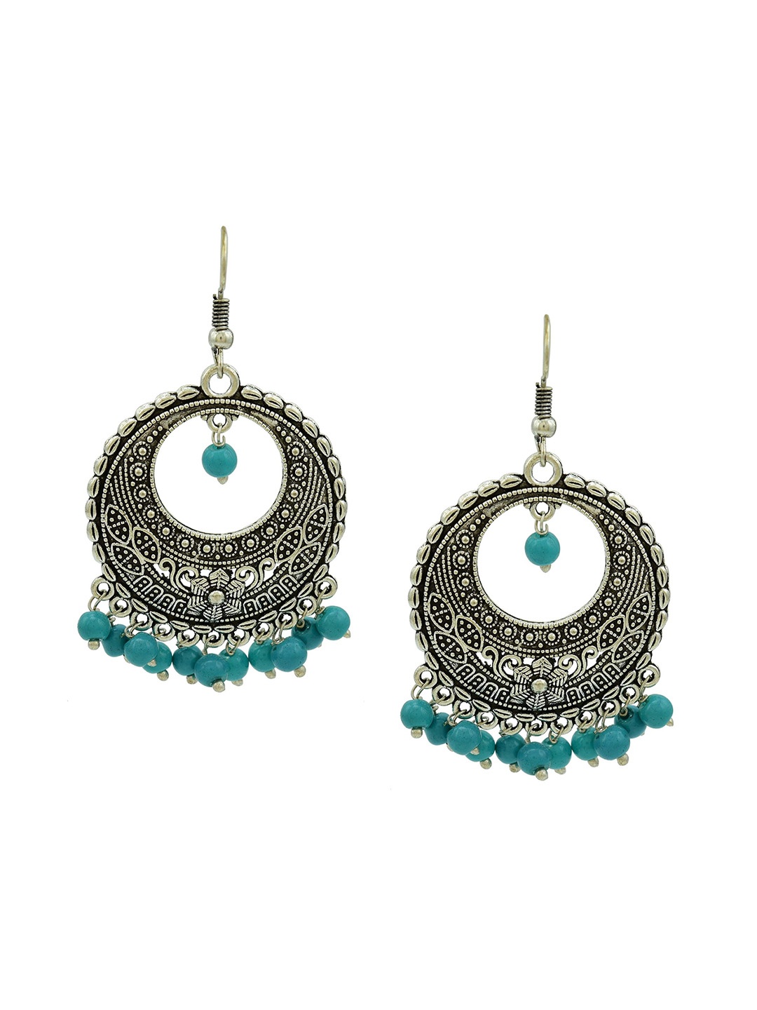 

HIGH TRENDZ Contemporary Drop Earrings, Blue