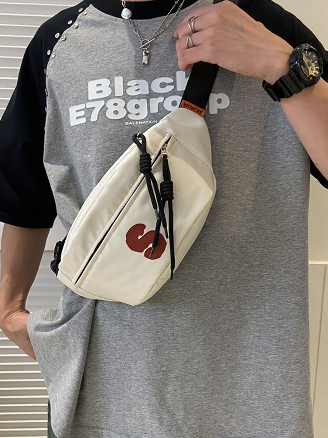

StyleCast Checked Fanny Pack, Na