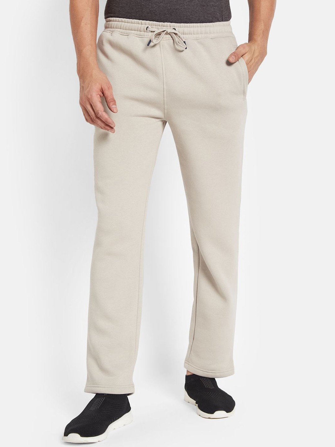

Octave Men Fleece Track Pants, Cream