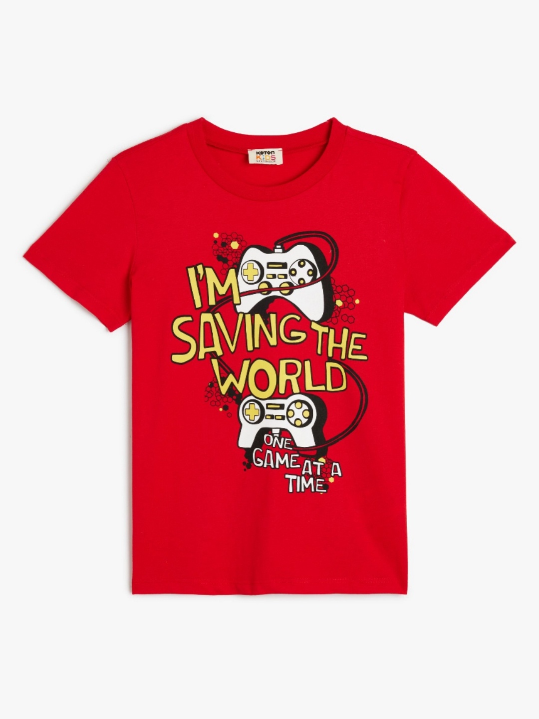 

Koton Boys Printed T-shirt, Red