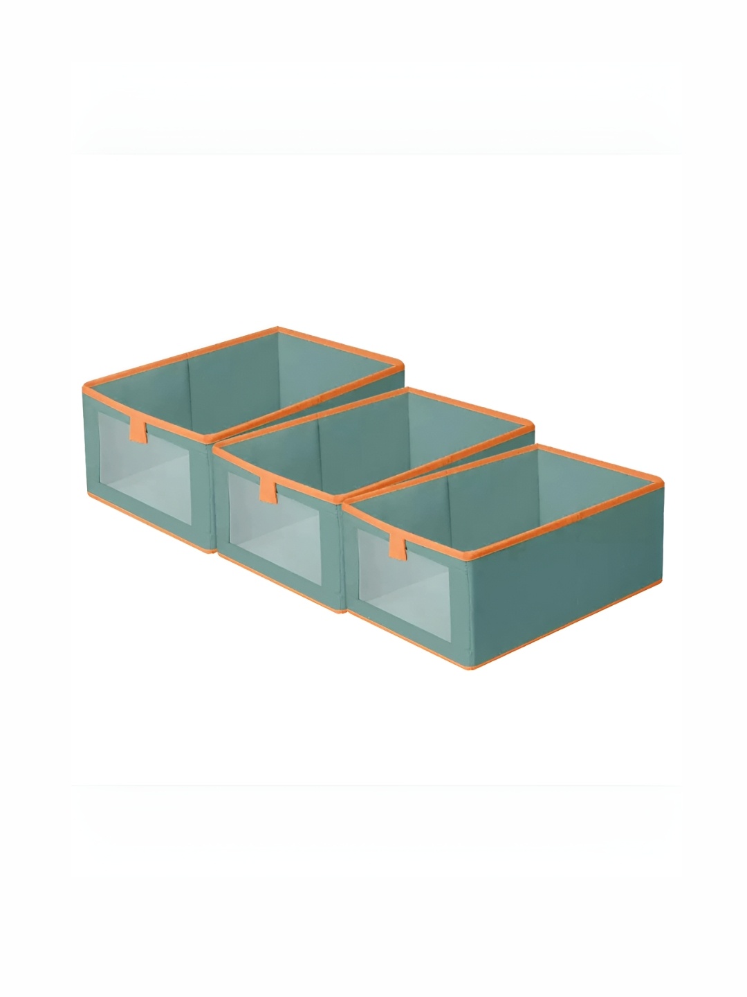 

HOUSE OF QUIRK Green Set of 3 Regular Multi-Utility Organisers