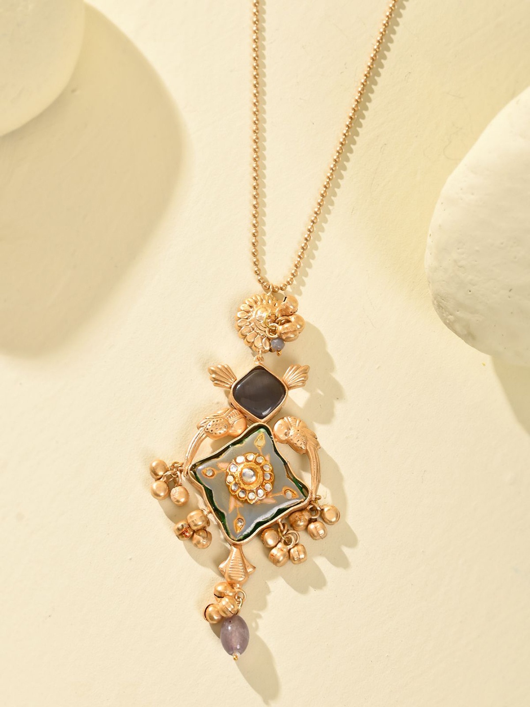 

DASTOOR Gold-Plated Geometric Designer Pendant