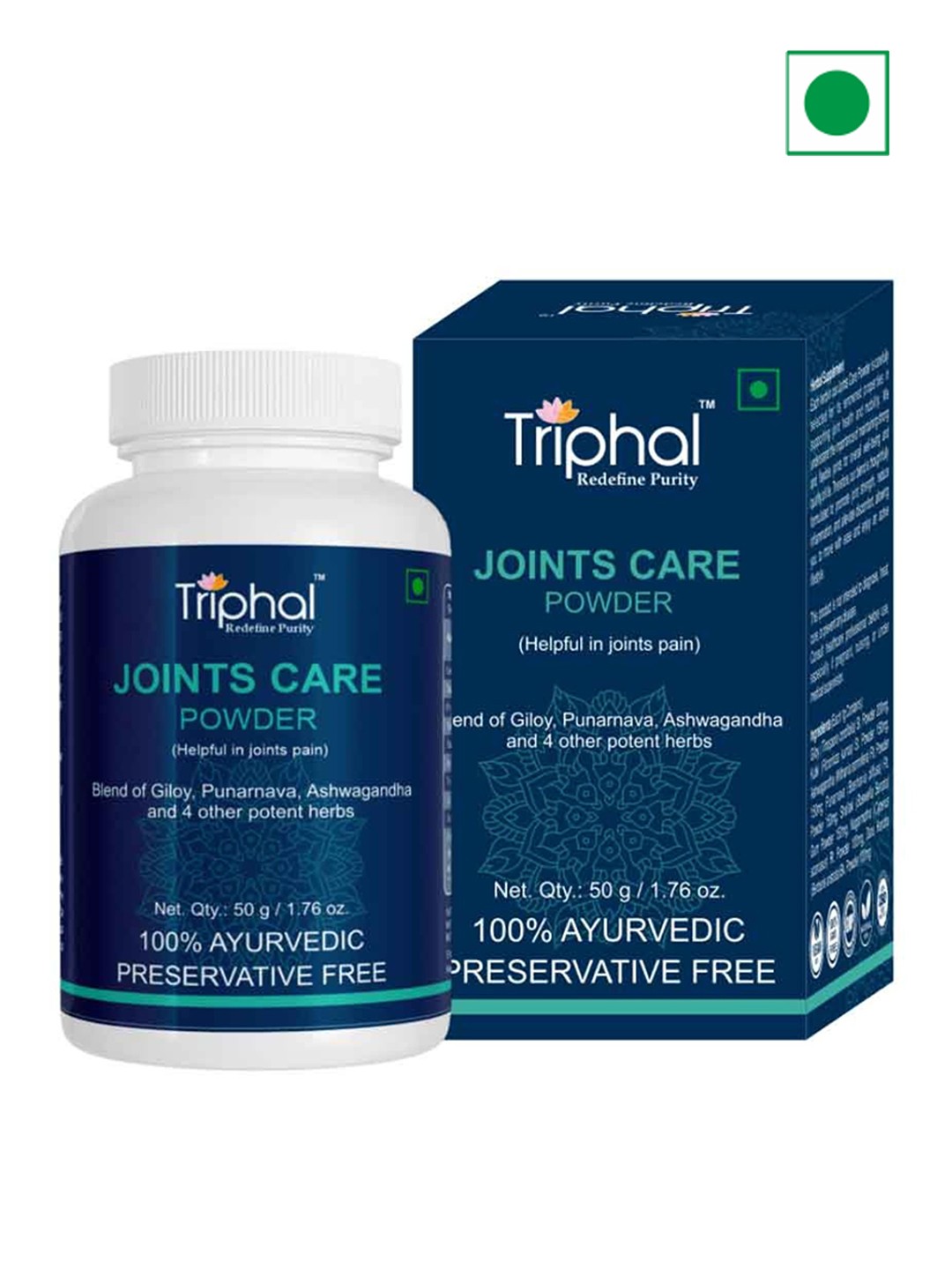 

Triphal Joints Care Powder - 50 g, Blue