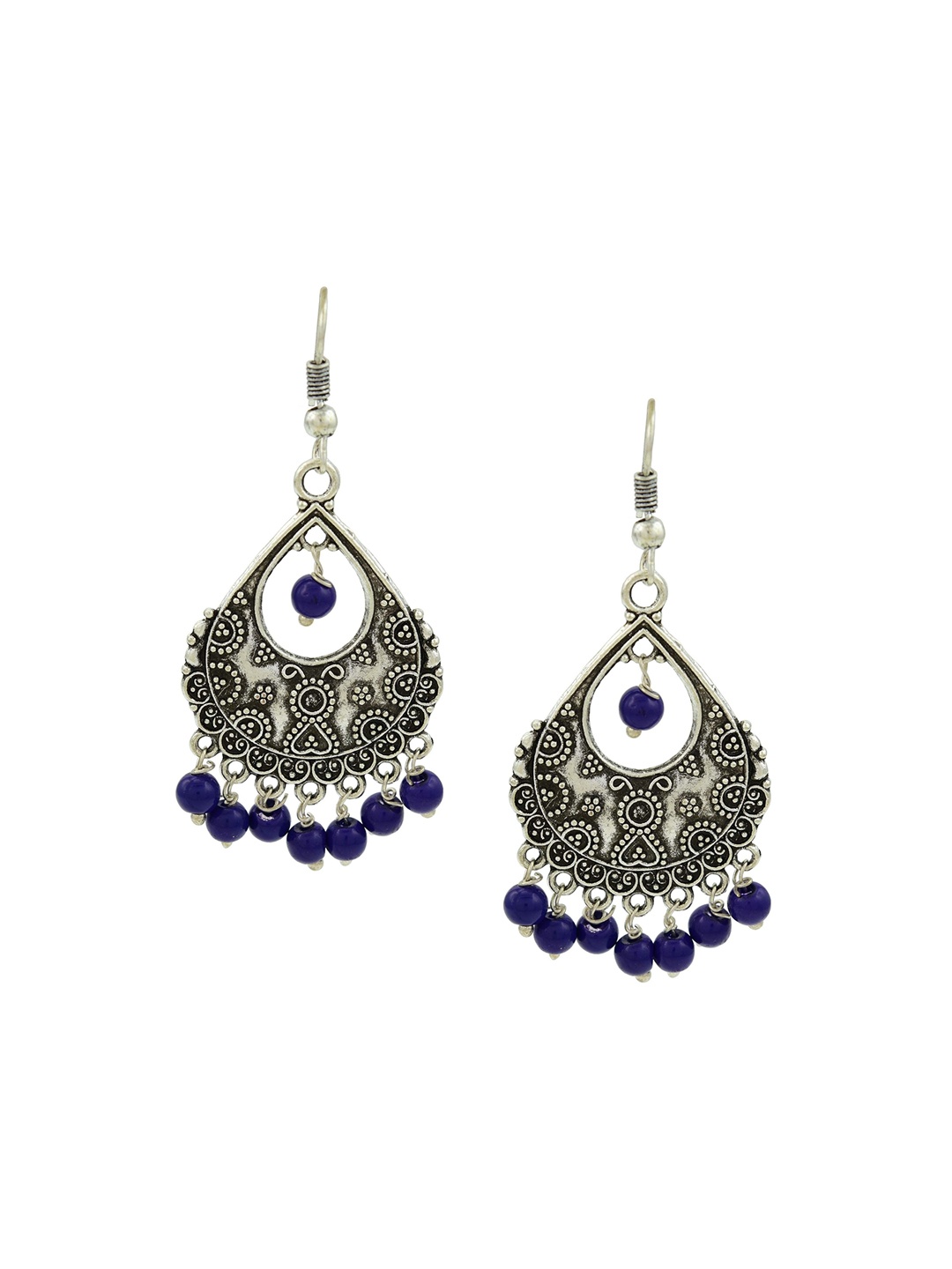 

HIGH TRENDZ Contemporary Drop Earrings, Purple