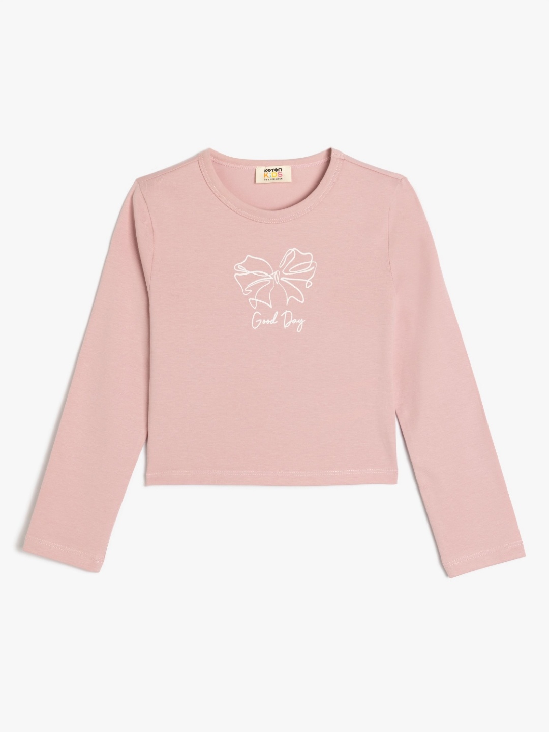 

Koton Girls Typography T-shirt, Pink