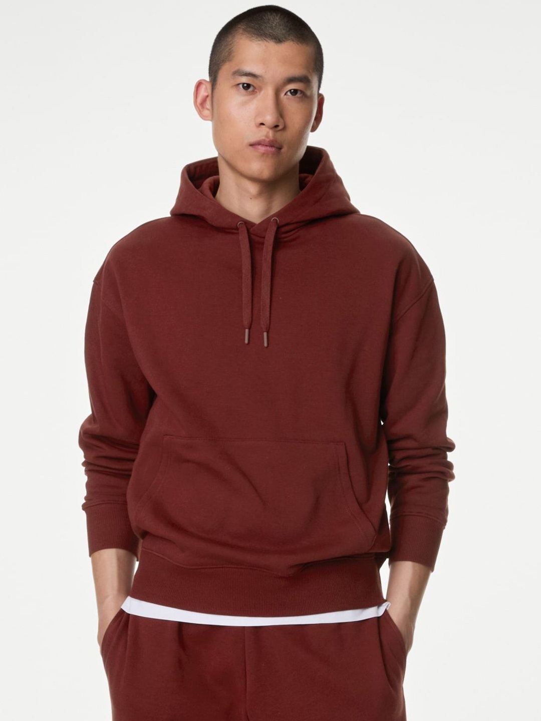 

Marks & Spencer Men Sweatshirt, Red