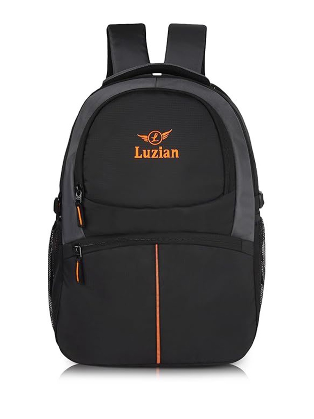 

Luzian Men Yoke-Style Padded Backpack, Black