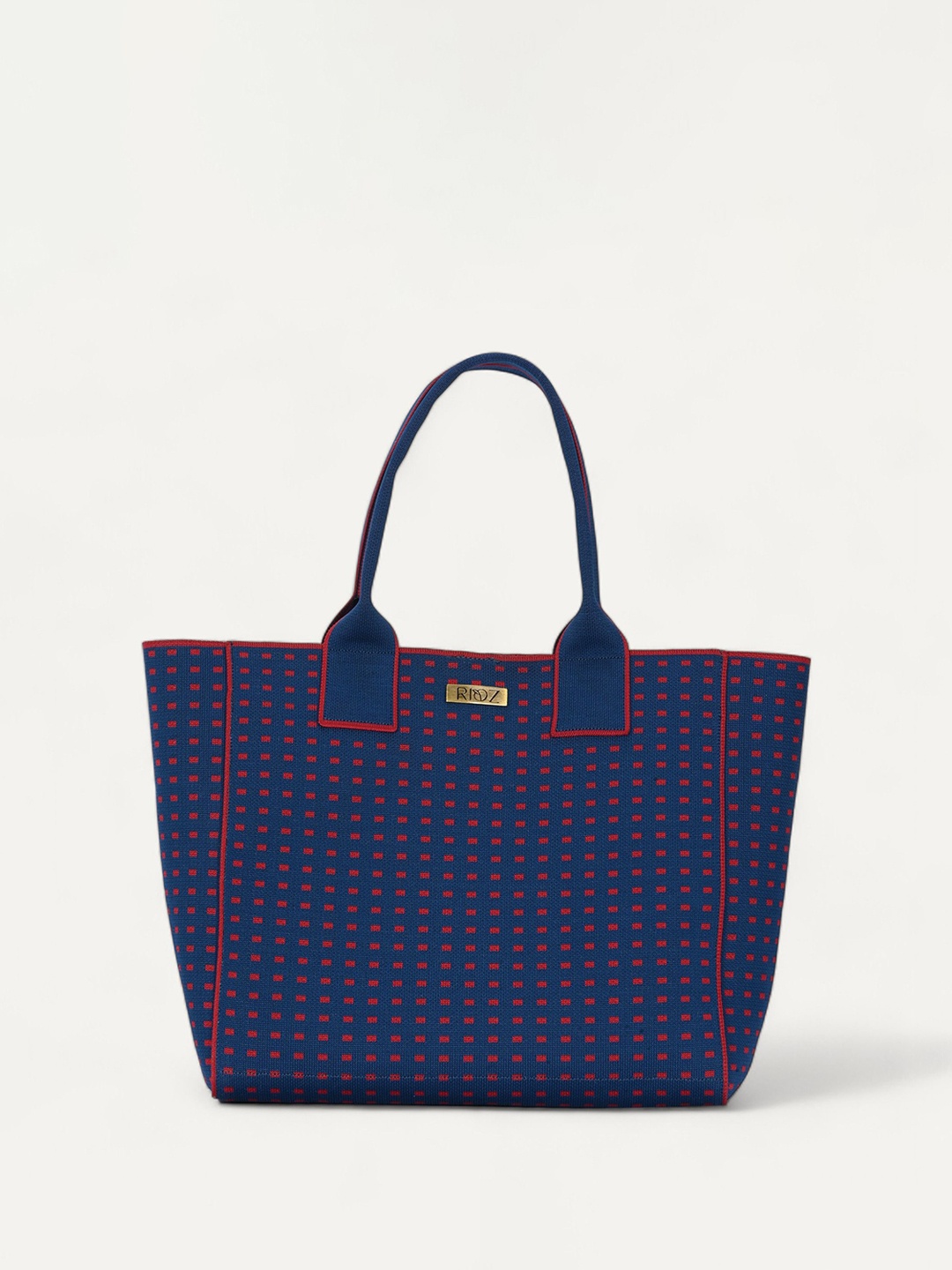 

Rioz Oversized Structured Shoulder Bag with Quilted, Blue