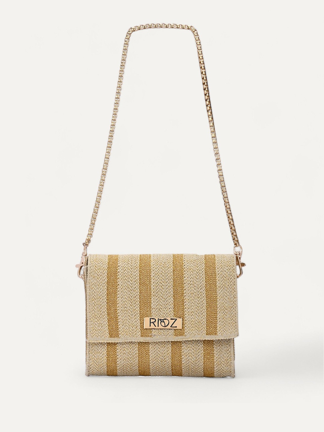 

Rioz Oversized Structured Sling Bag with Quilted, Beige