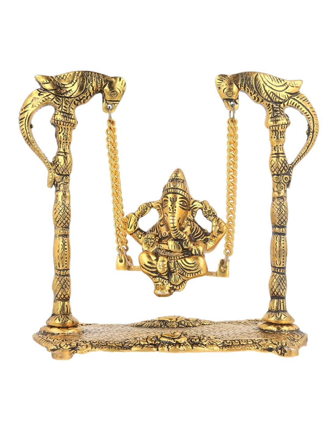 

Vrinban International Gold-Toned Figurine Showpiece