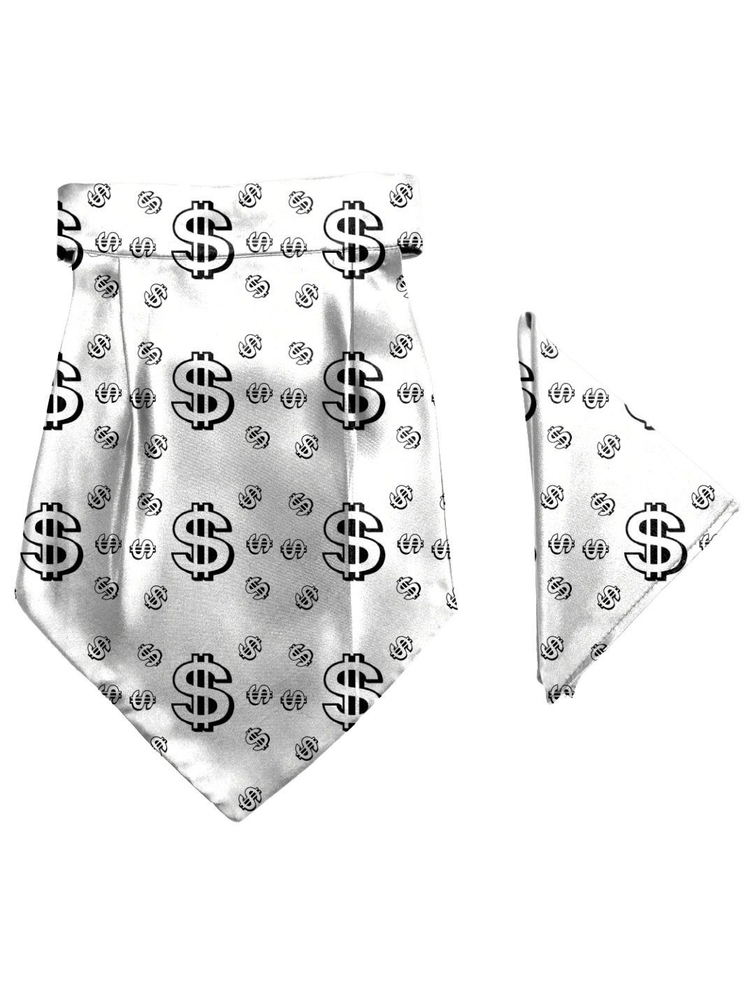 

Blacksmith Men Printed Cravat, White